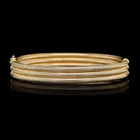 14K Yellow Gold Estate Bangle