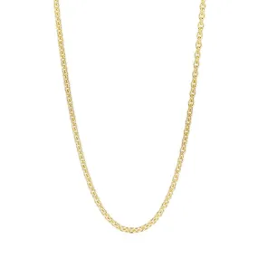 18K Gold Medium Weight Cable Chain - 18