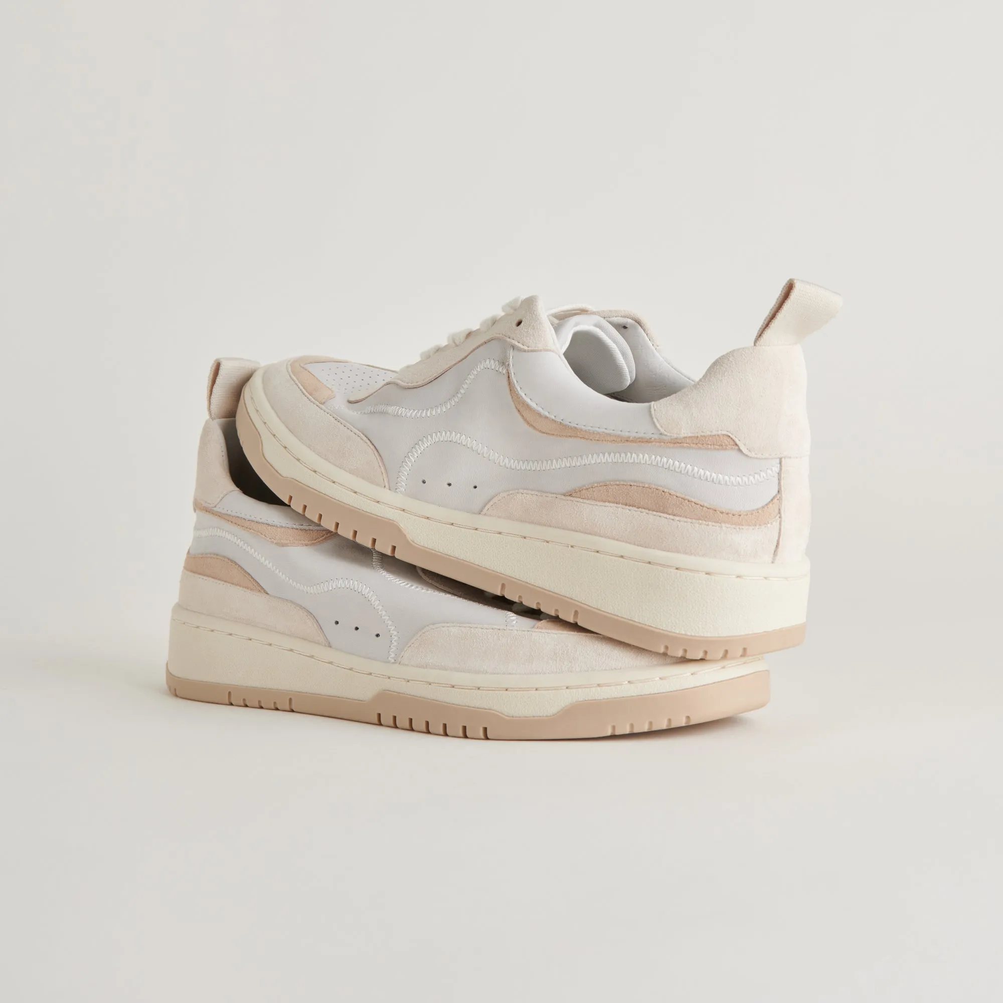 ADELLA SNEAKERS WHITE DUNE LEATHER