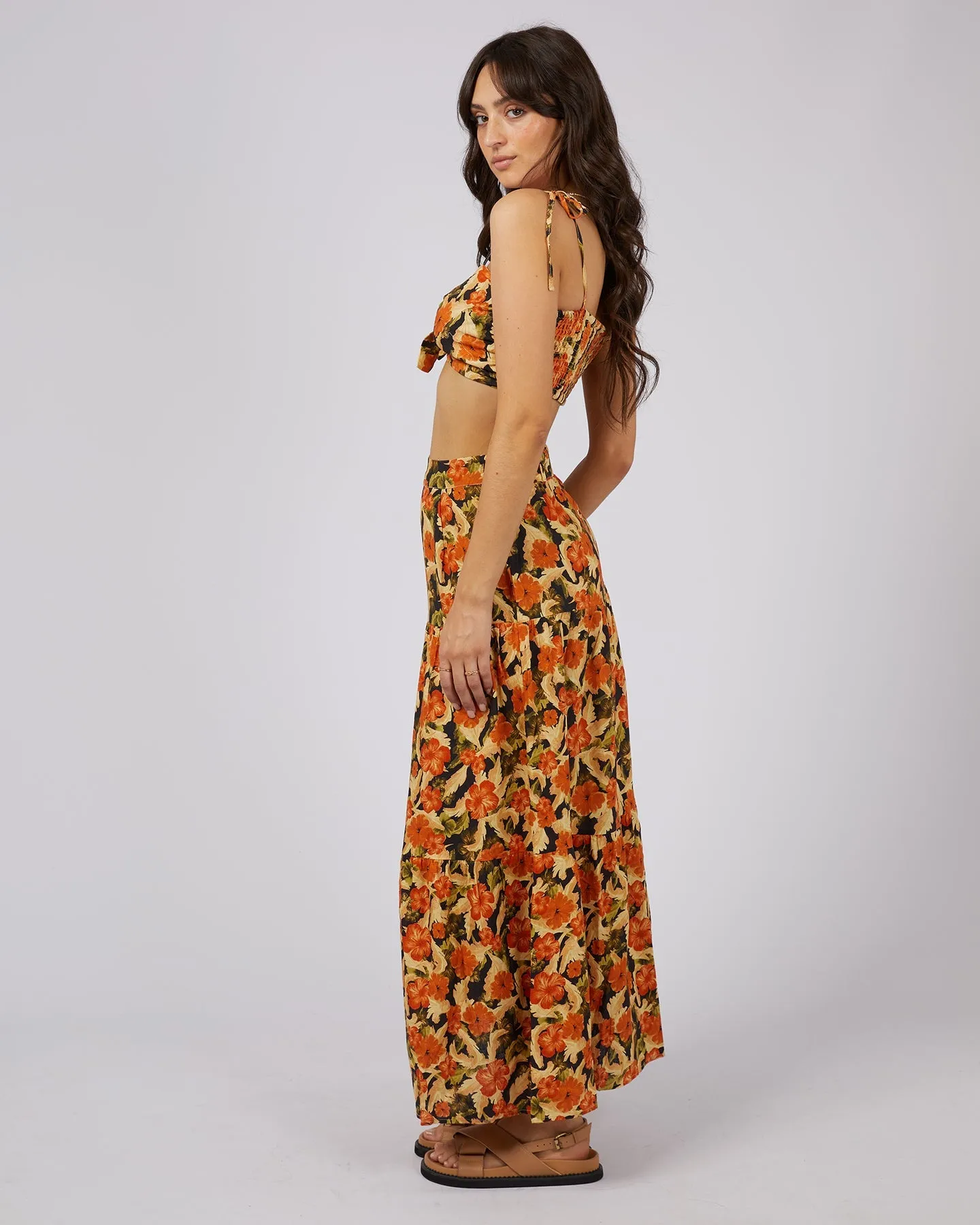 All ABout Eve Margot Floral Maxi Skirt - Print