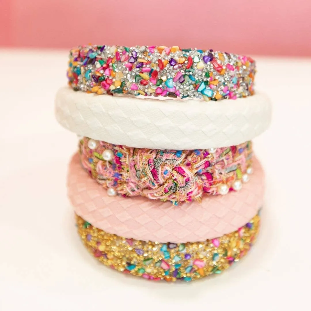 All that Glitters Headband in Multi and Silver