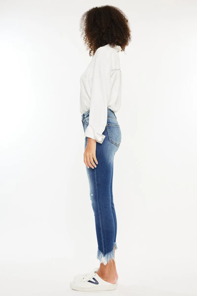 Azaria High Rise Cropped Skinny Jeans