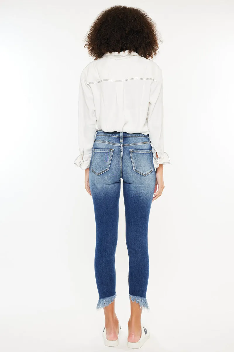 Azaria High Rise Cropped Skinny Jeans