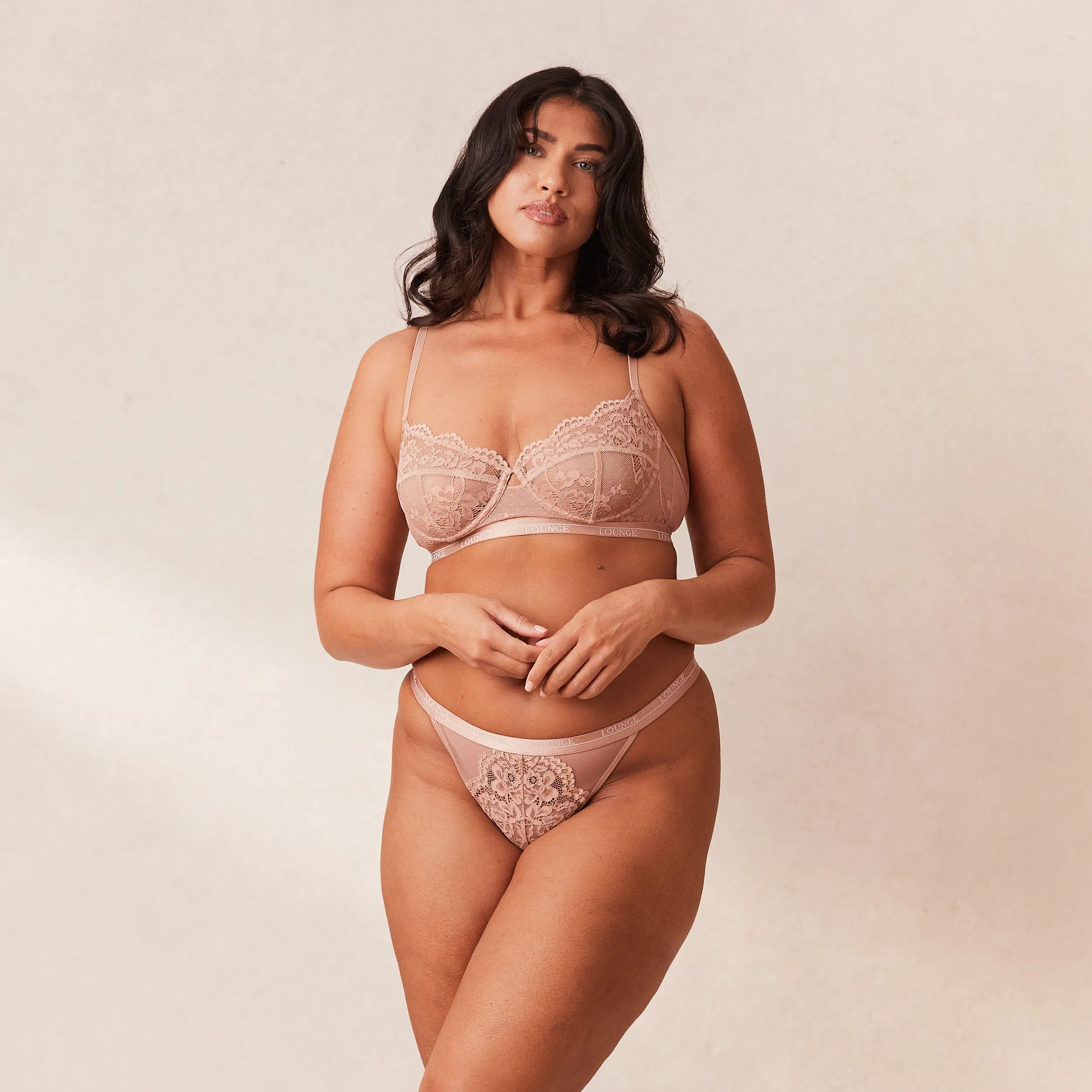 Blossom Balcony Bra  - Dusty Rose