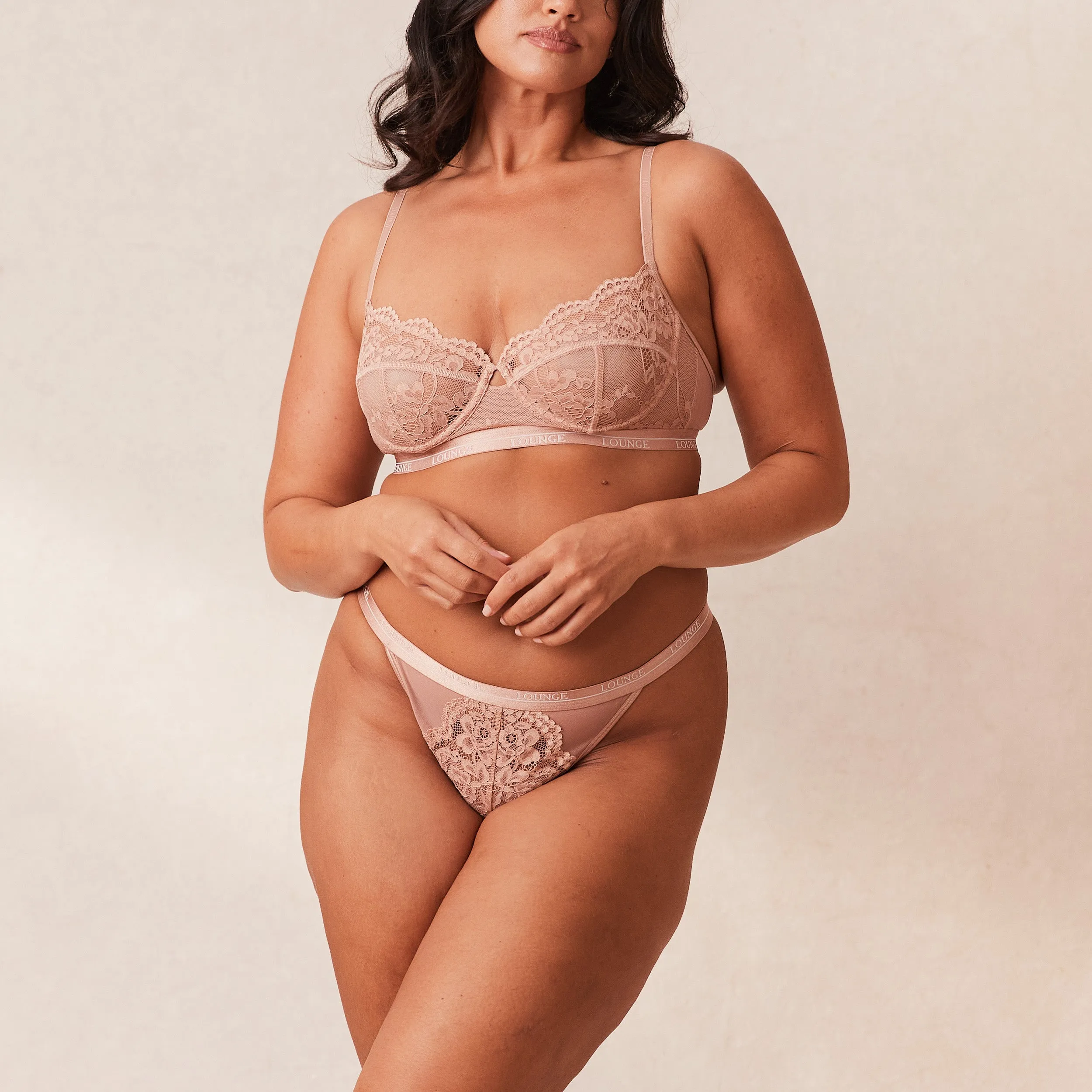 Blossom Balcony Bra  - Dusty Rose