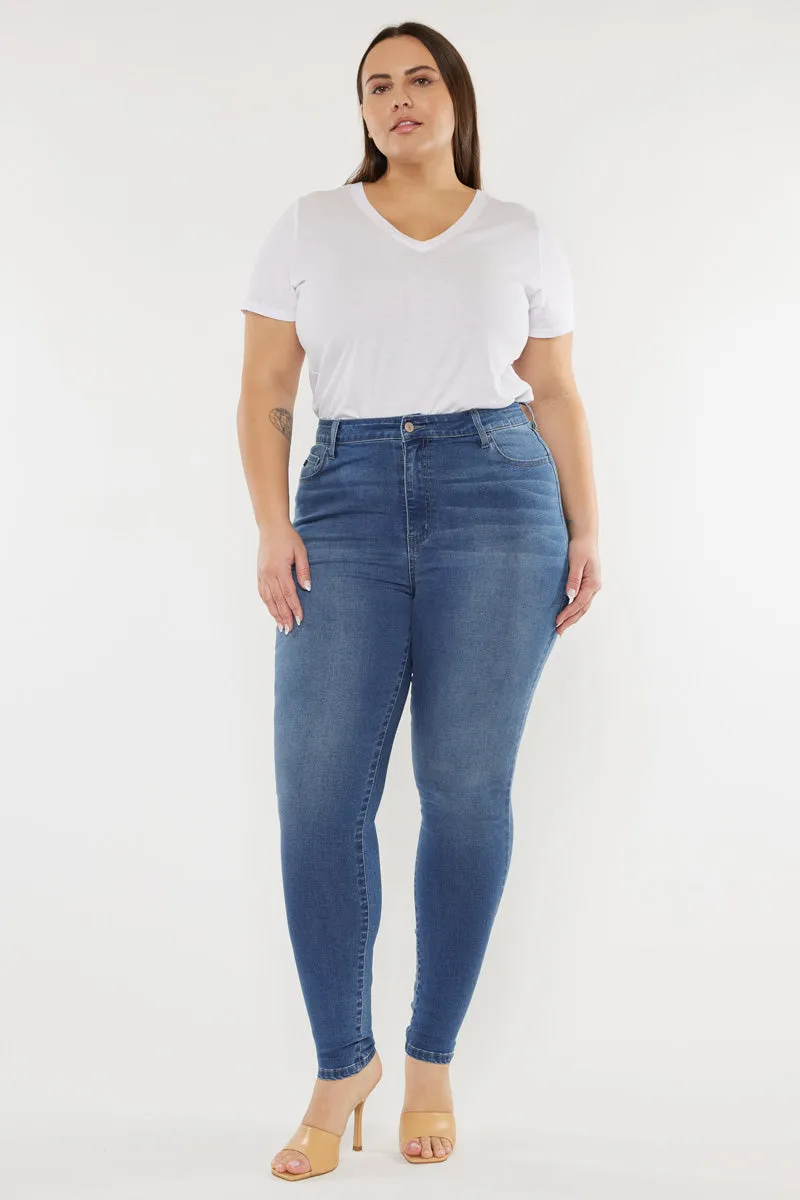 Bluebird High Rise Super Skinny Jeans (Plus Size)