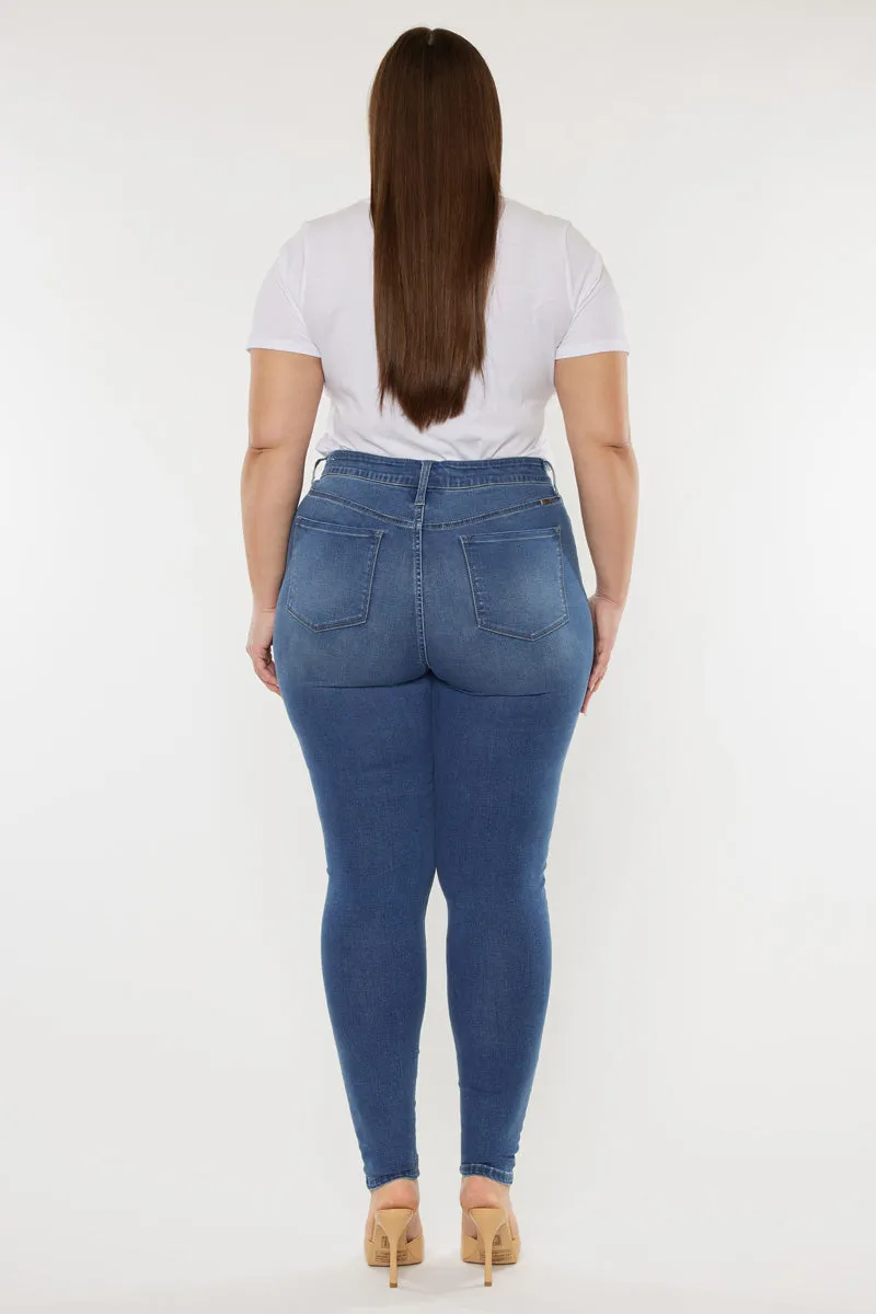 Bluebird High Rise Super Skinny Jeans (Plus Size)