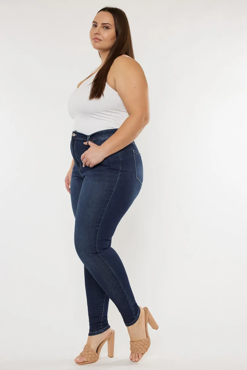 Bluebird High Rise Super Skinny Jeans (Plus Size)