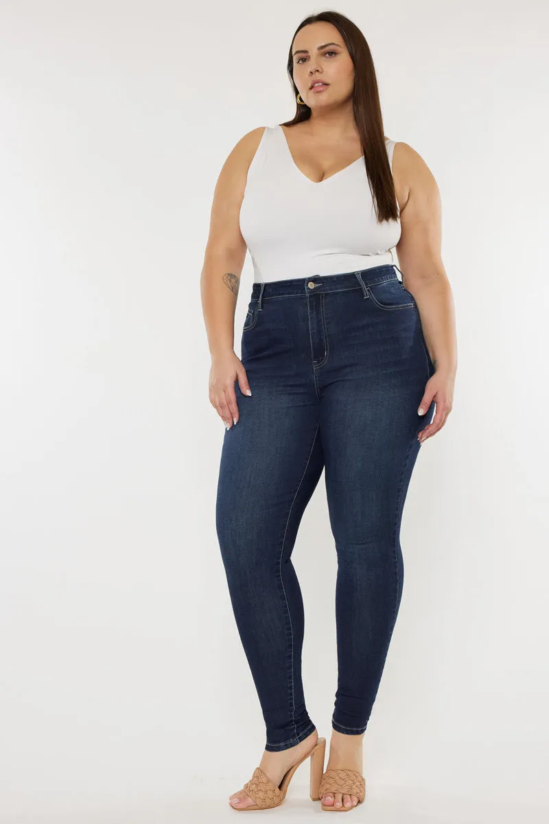 Bluebird High Rise Super Skinny Jeans (Plus Size)