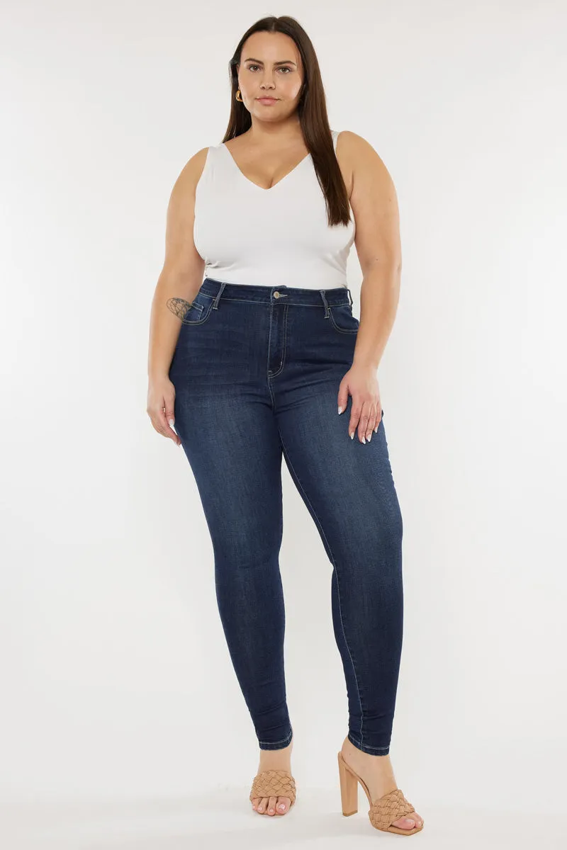 Bluebird High Rise Super Skinny Jeans (Plus Size)