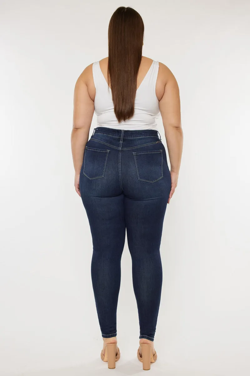 Bluebird High Rise Super Skinny Jeans (Plus Size)