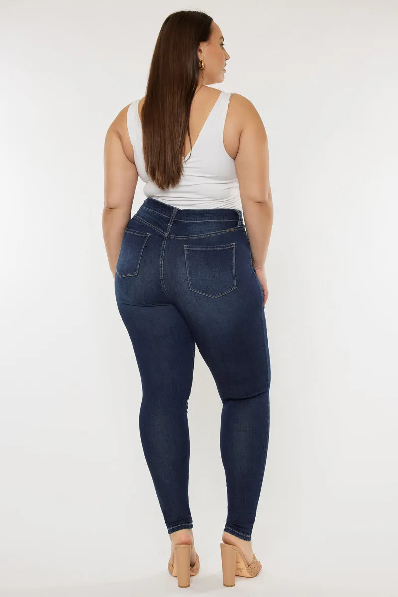 Bluebird High Rise Super Skinny Jeans (Plus Size)