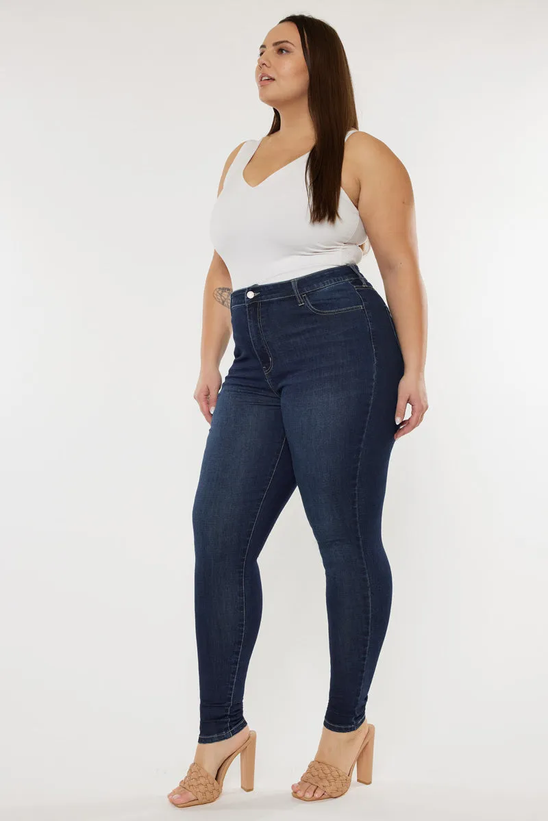 Bluebird High Rise Super Skinny Jeans (Plus Size)