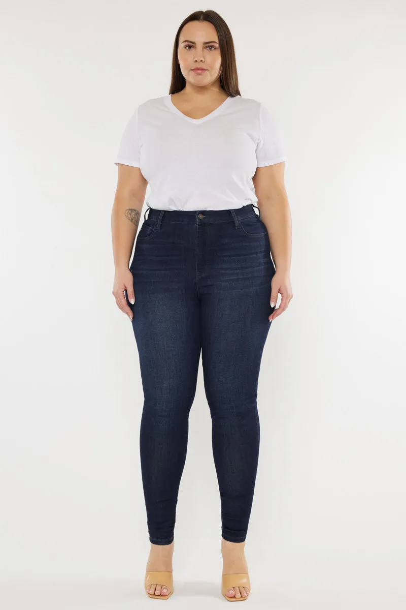 Bluebird High Rise Super Skinny Jeans (Plus Size)