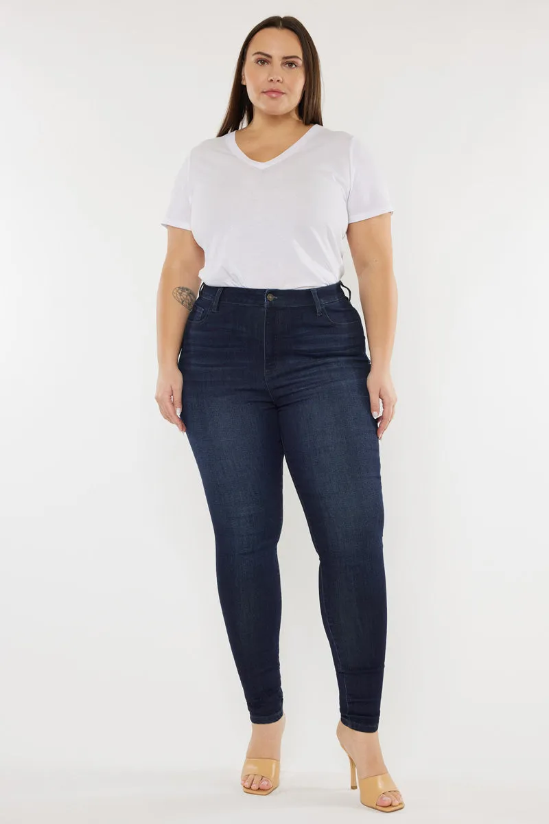 Bluebird High Rise Super Skinny Jeans (Plus Size)