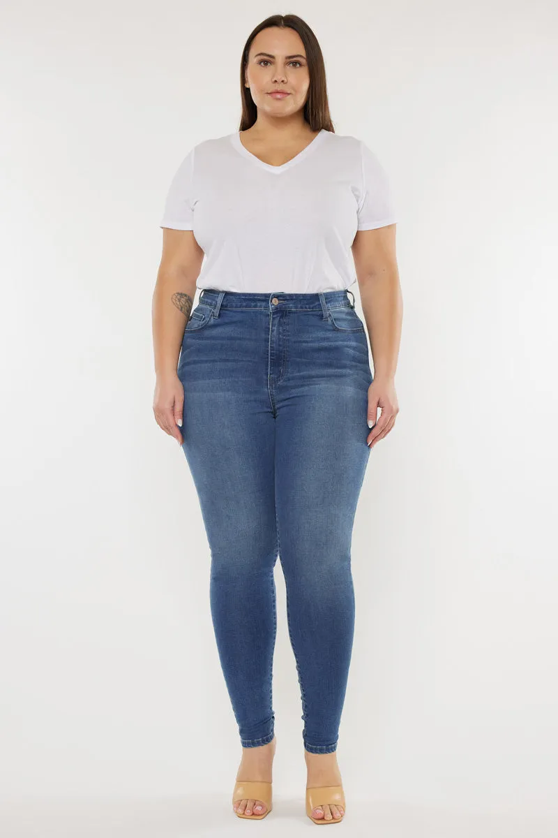 Bluebird High Rise Super Skinny Jeans (Plus Size)