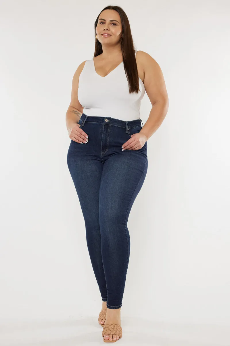 Bluebird High Rise Super Skinny Jeans (Plus Size)