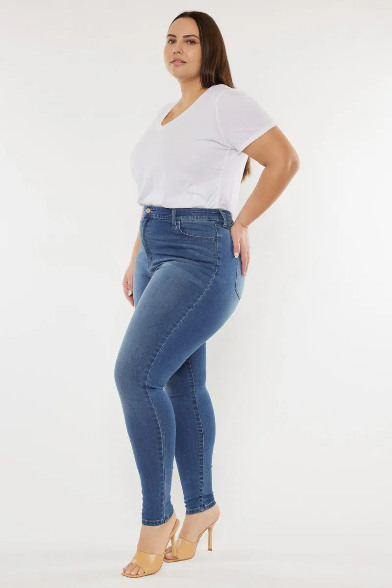 Bluebird High Rise Super Skinny Jeans (Plus Size)