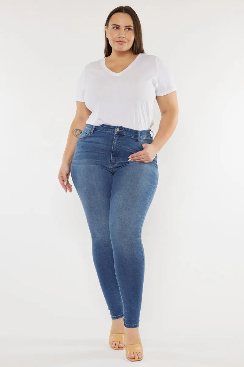 Bluebird High Rise Super Skinny Jeans (Plus Size)