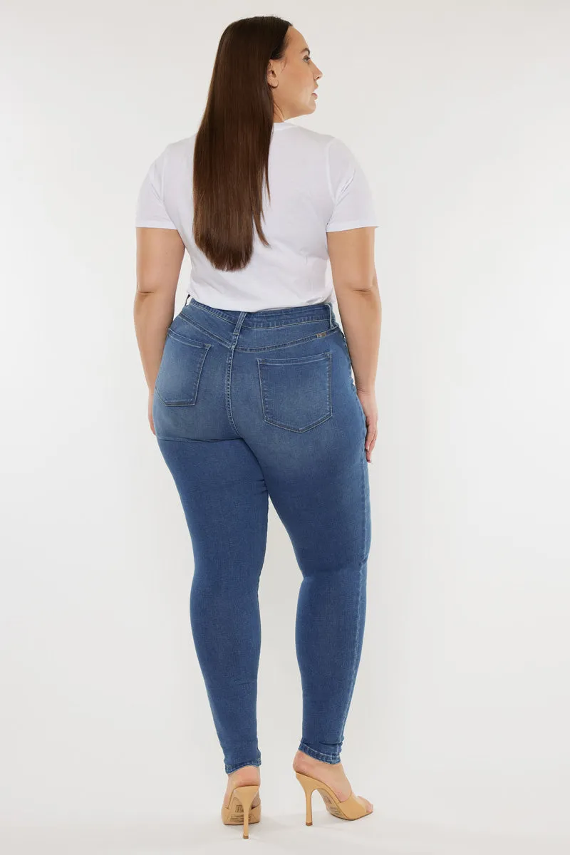 Bluebird High Rise Super Skinny Jeans (Plus Size)