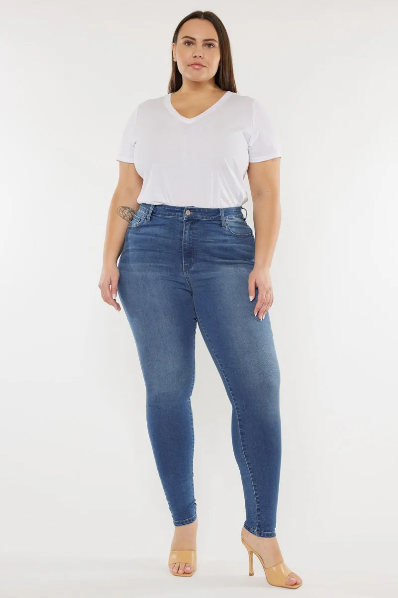 Bluebird High Rise Super Skinny Jeans (Plus Size)