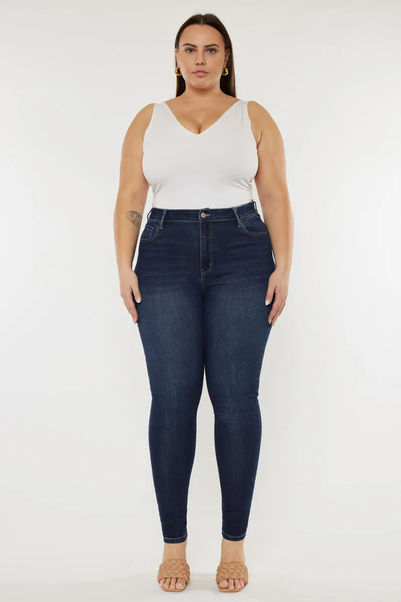 Bluebird High Rise Super Skinny Jeans (Plus Size)