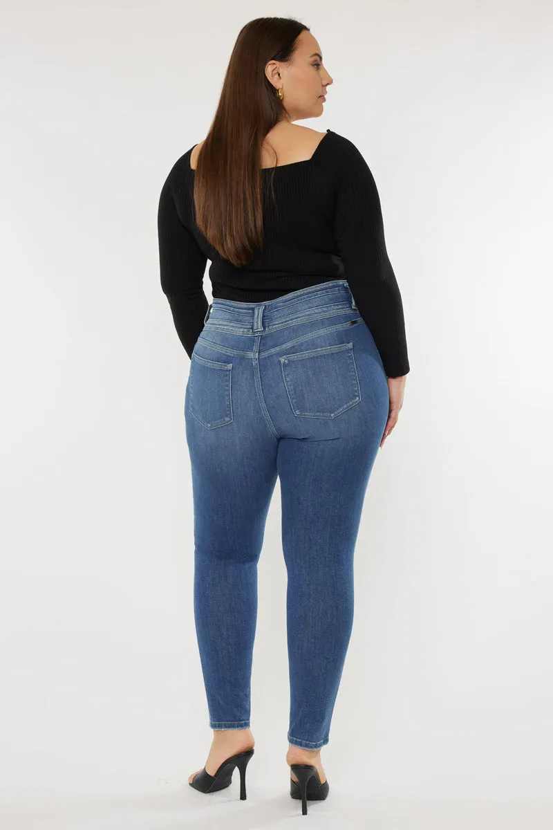 Brianne High Rise Super Skinny Jeans (Plus Size)