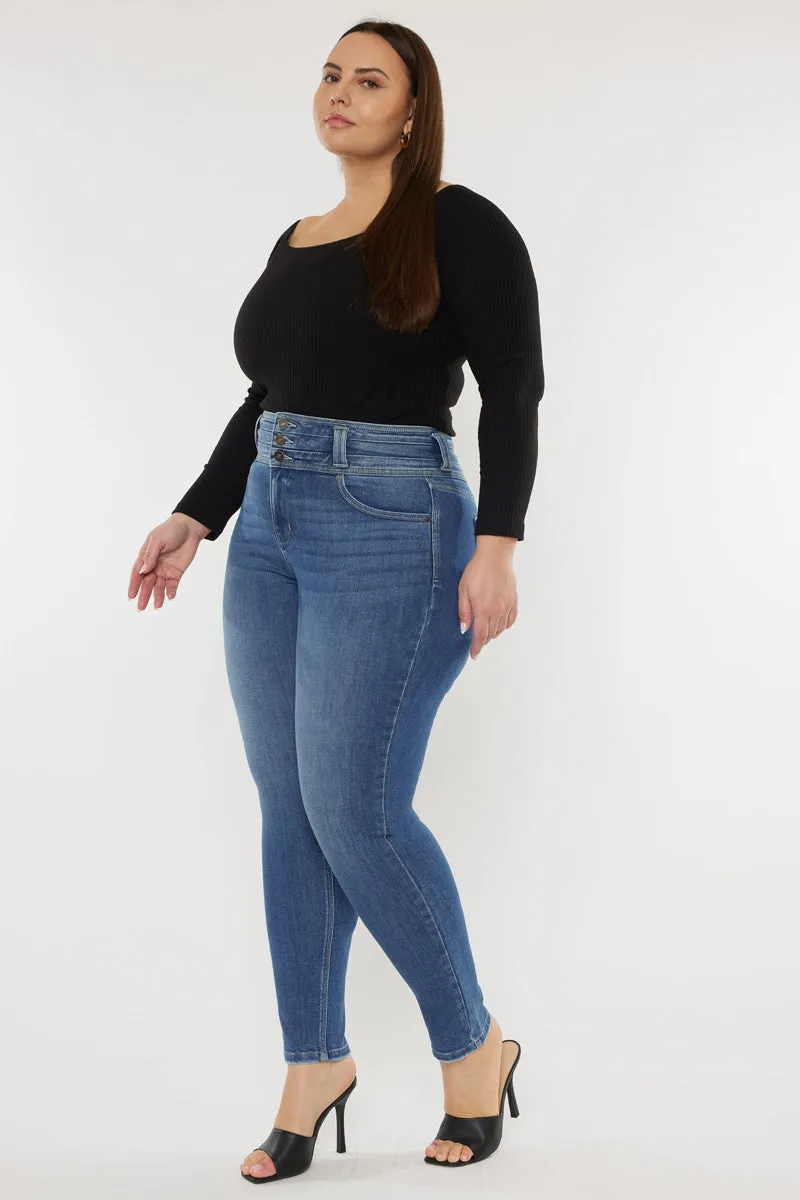 Brianne High Rise Super Skinny Jeans (Plus Size)