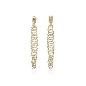 Buccellati - Hawaii - Long Drop Earrings 18k Yellow Gold