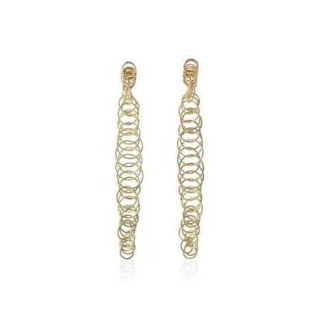 Buccellati - Hawaii - Long Drop Earrings 18k Yellow Gold