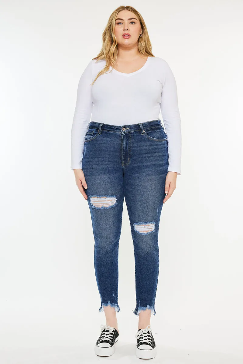 Bunny High Rise Ankle Skinny (Plus Size)