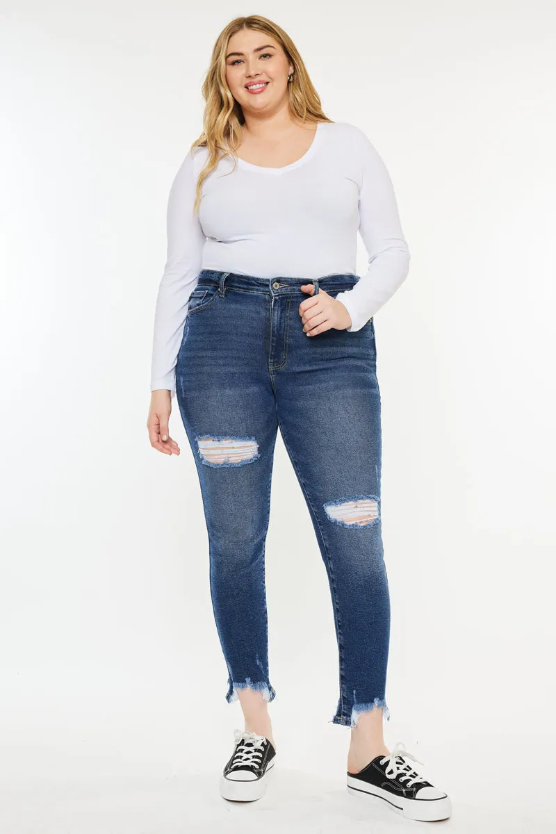 Bunny High Rise Ankle Skinny (Plus Size)