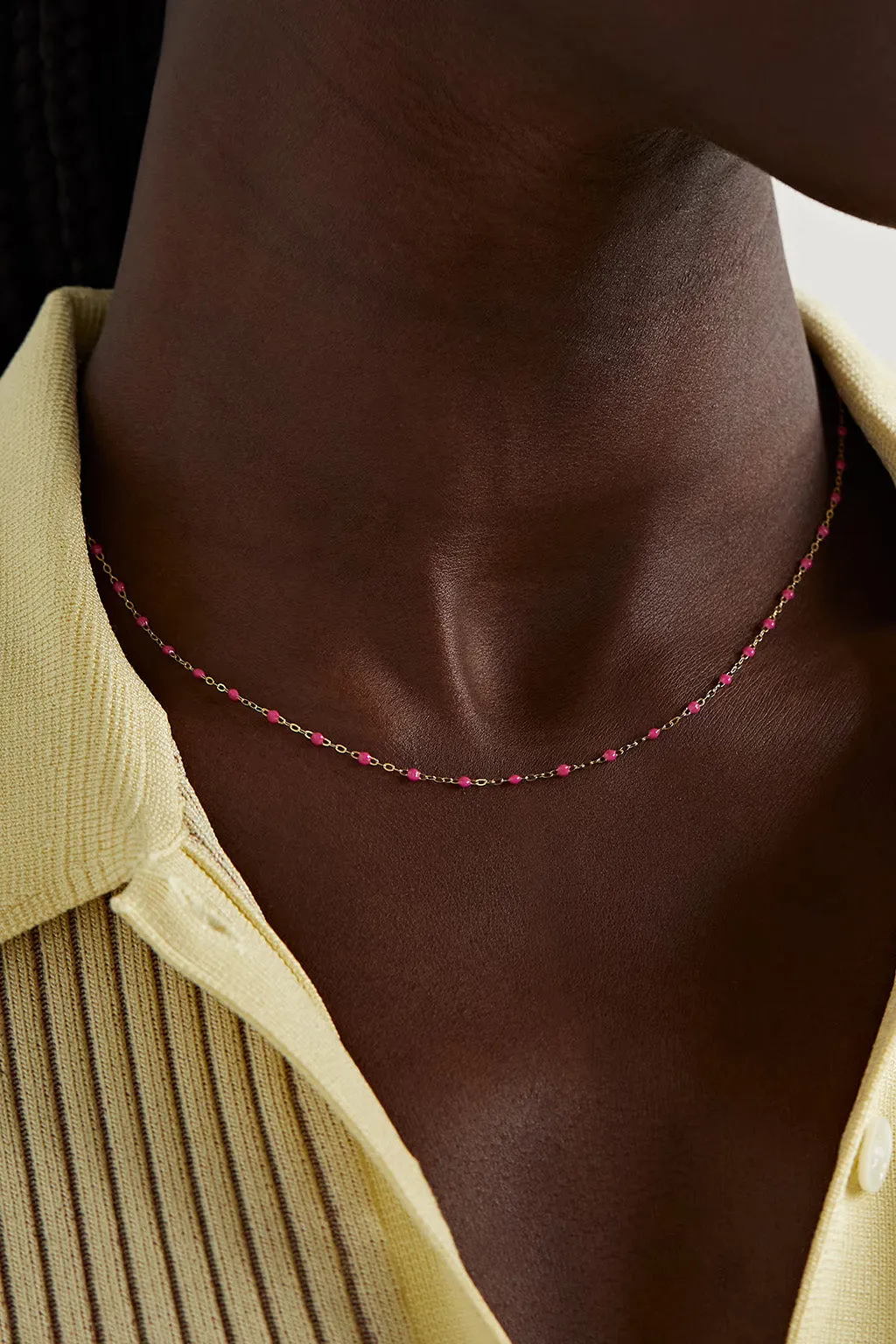 CLASSIC 16 GIGI NECKLACE IN PINK