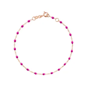 Classic Gigi Candy bracelet, Rose Gold, 7.5"