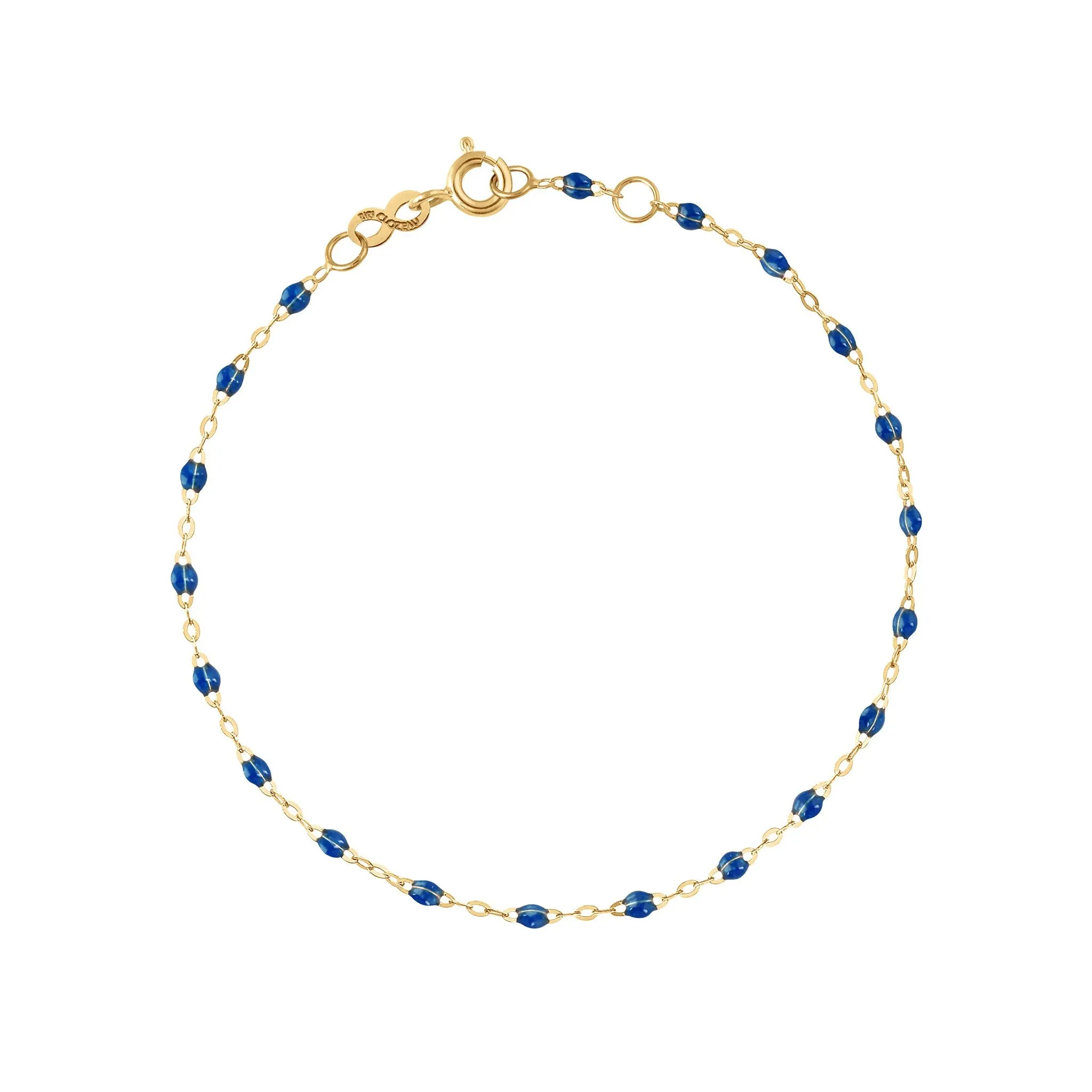 Classic Gigi Sapphire bracelet, Yellow Gold, 6.7"