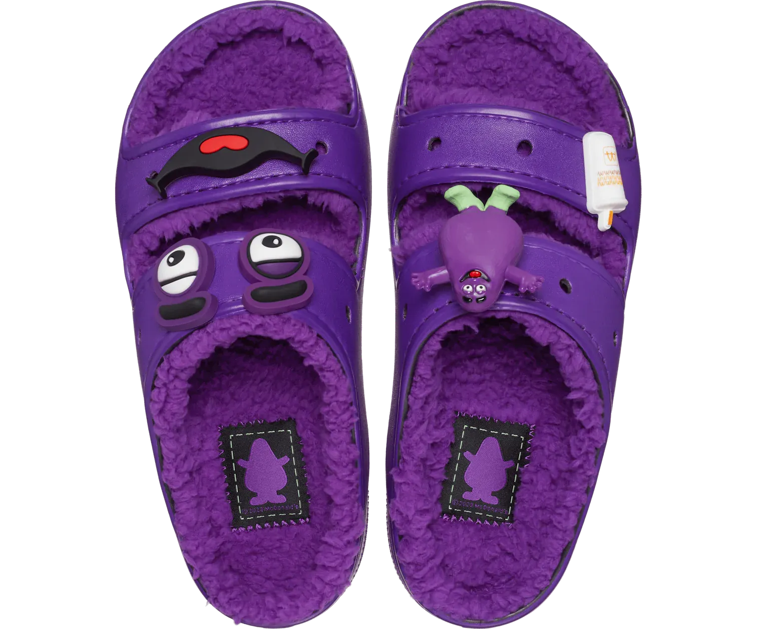 CROCS CLASSIC COZZZY SANDAL MCDONALD'S GRIMACE