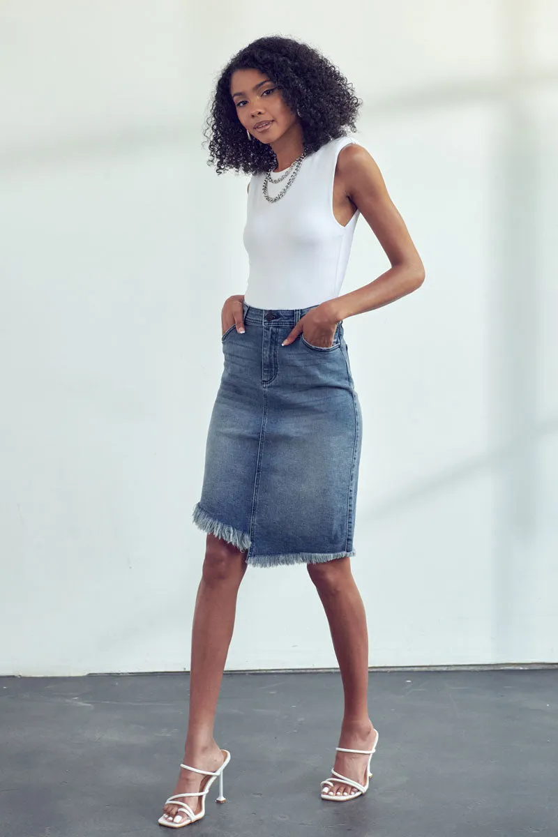 Emily High Rise Midi Skirt