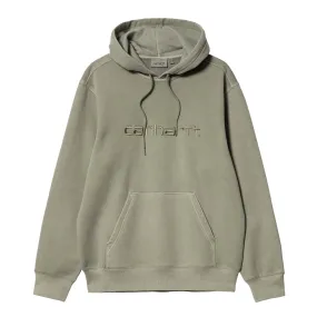 Felpa Uomo Carhartt WIP Hooded Duster Verde Chiaro