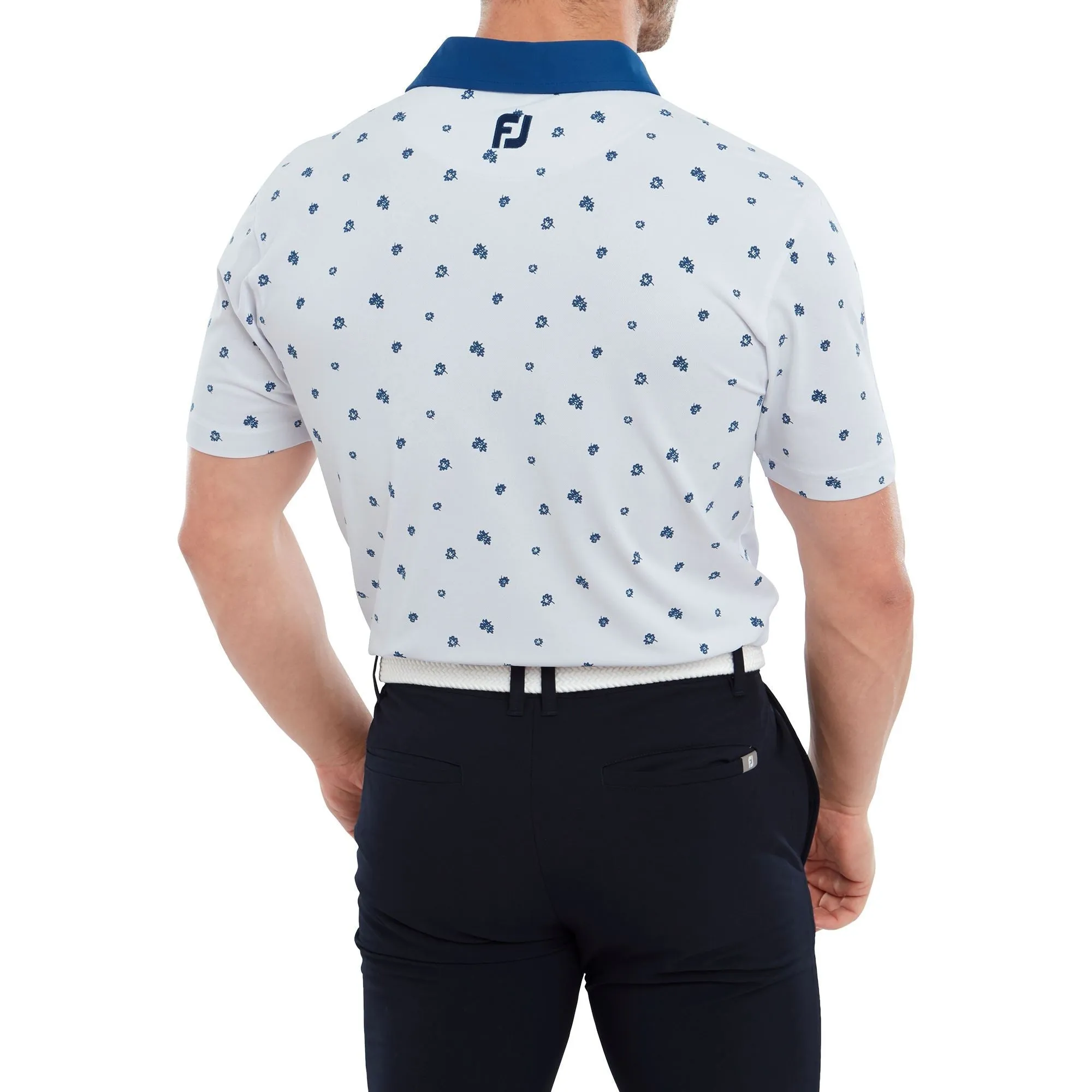 Footjoy Polo Scattered floral White