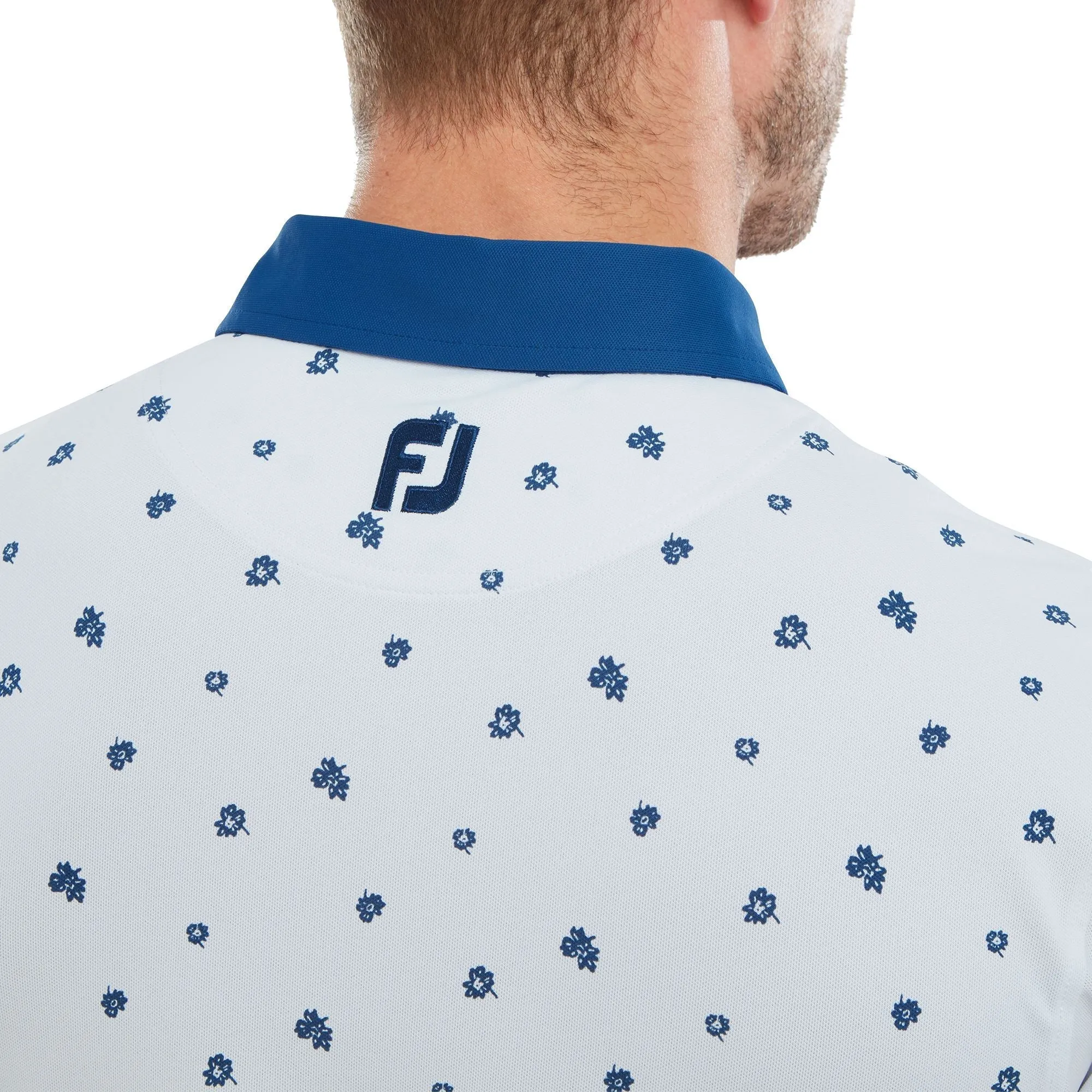 Footjoy Polo Scattered floral White