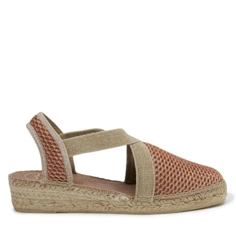 Glitter Cotton Blend Wedge Espadrille for Women - Vera-ZY