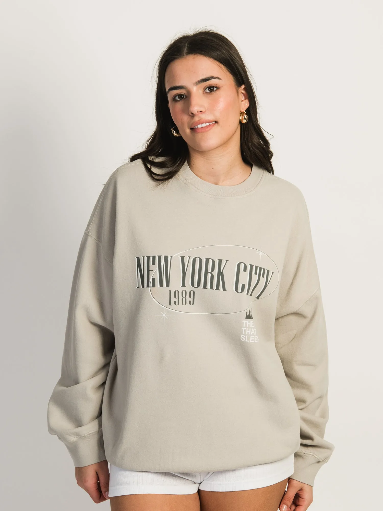 HARLOW MICHELLE PRINT CREWNECK - NEW YORK CITY