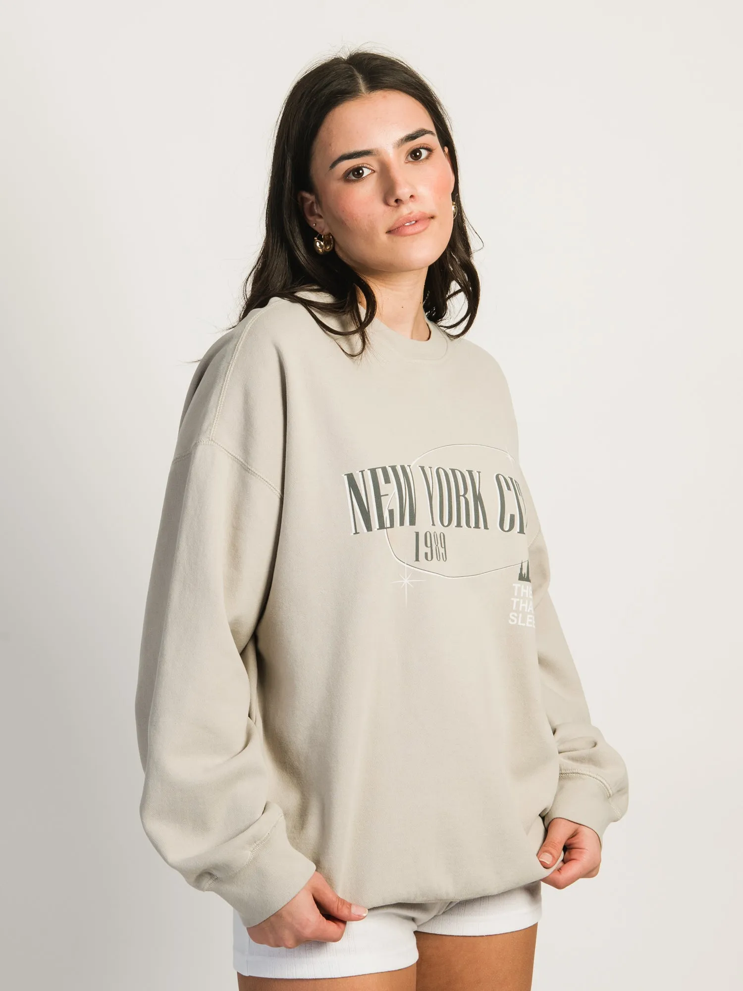 HARLOW MICHELLE PRINT CREWNECK - NEW YORK CITY