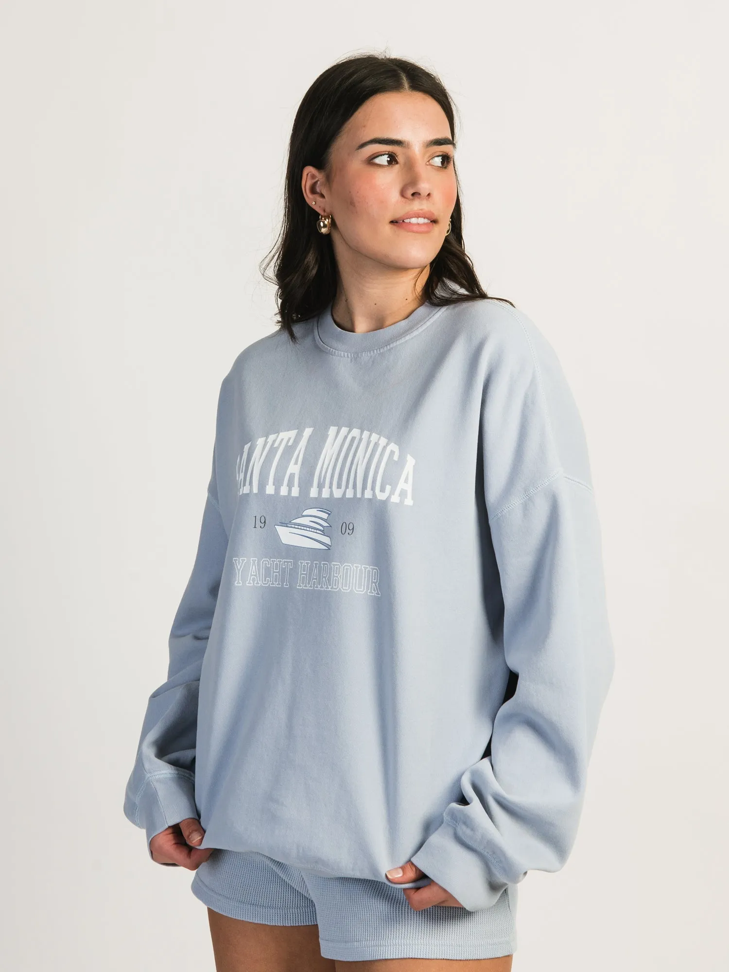 HARLOW MICHELLE PRINT CREWNECK - SANTA MONICA