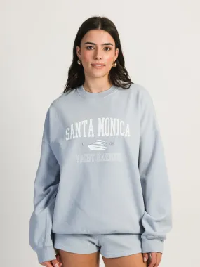 HARLOW MICHELLE PRINT CREWNECK - SANTA MONICA