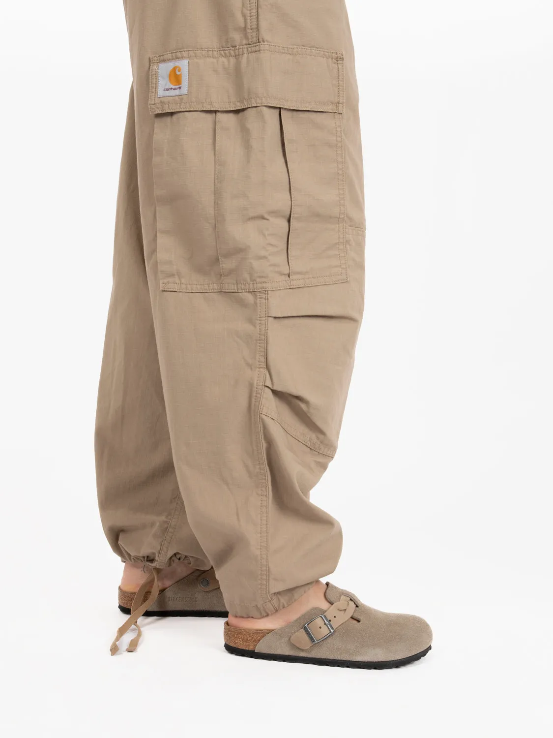 Jet cargo pant leather rinsed