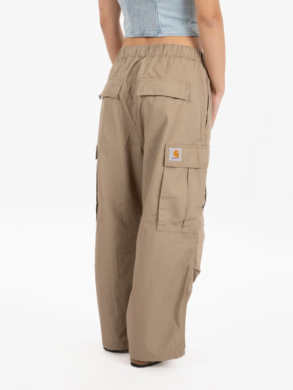 Jet cargo pant leather rinsed