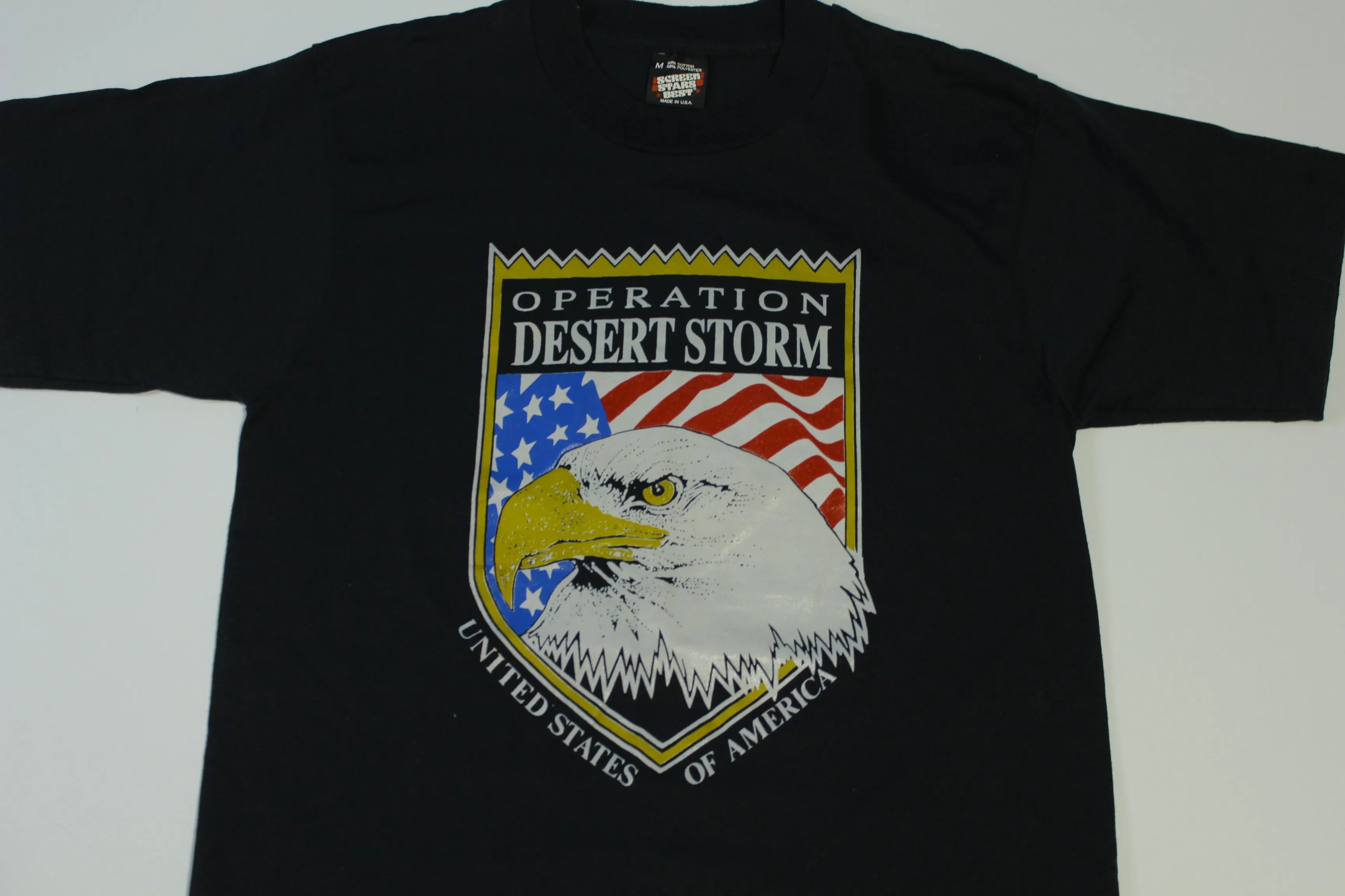 Operation Desert Storm Vintage 90's Eagle USA T-Shirt