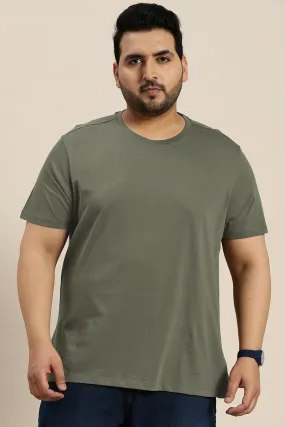 Plus Size -Sage Green - Classic Crew