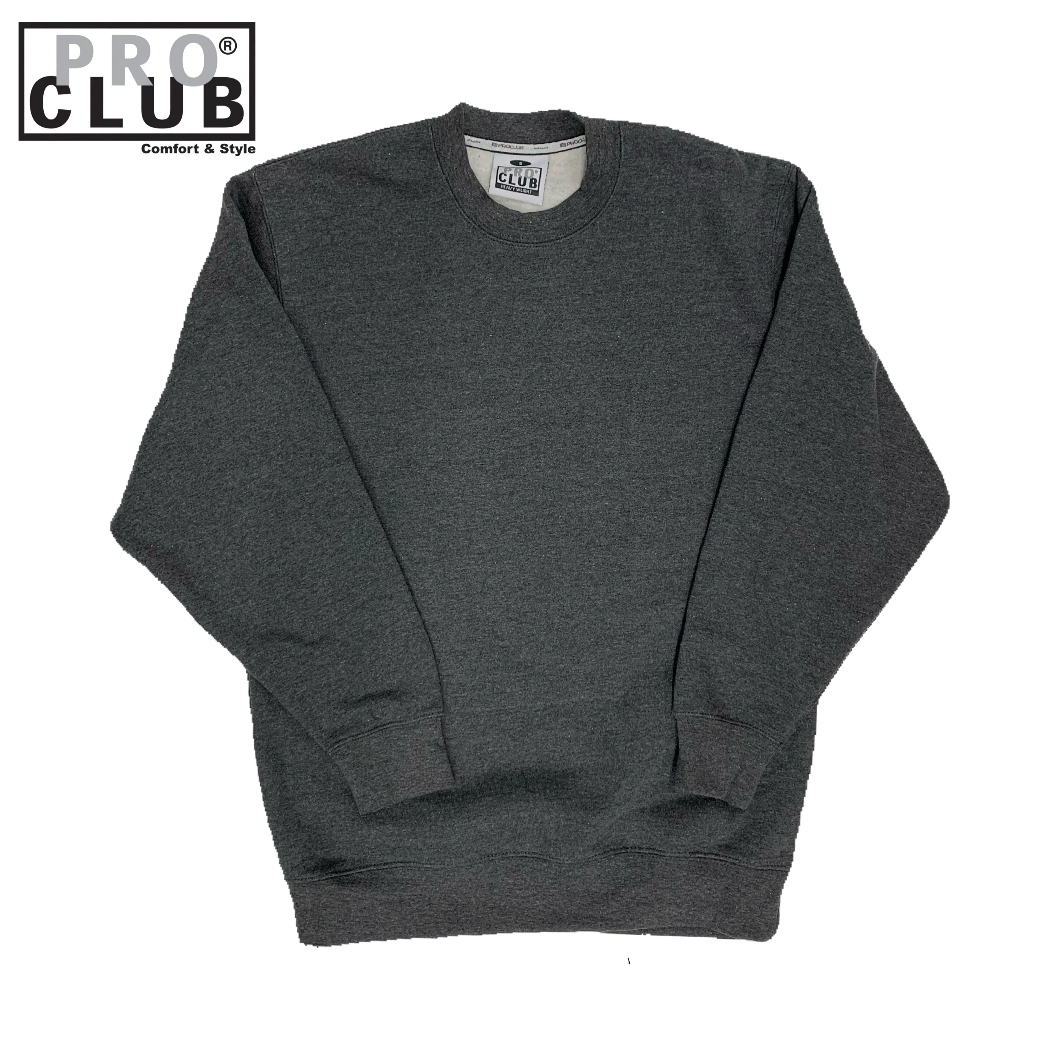 Pro Club Men's Heavyweight 13oz Crew Neck Fleece Pullover Sweatshirt